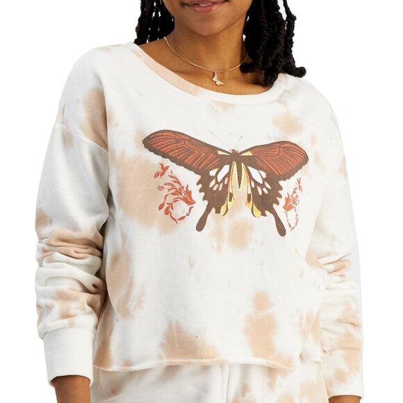 Grayson Threads Other - Grayson Threads Butterfly Printed Sweatshirt for Juniors, Size L, New